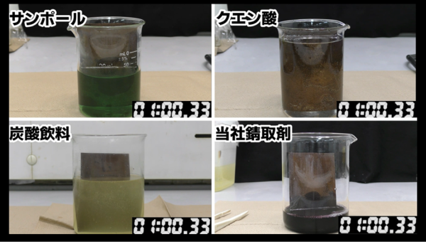 錆を落とす方法,佐々木化学薬品